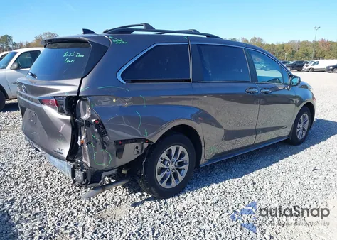 2024 Toyota Sienna Xle from USA, damaged, VIN 5TDJRKEC8RS219789